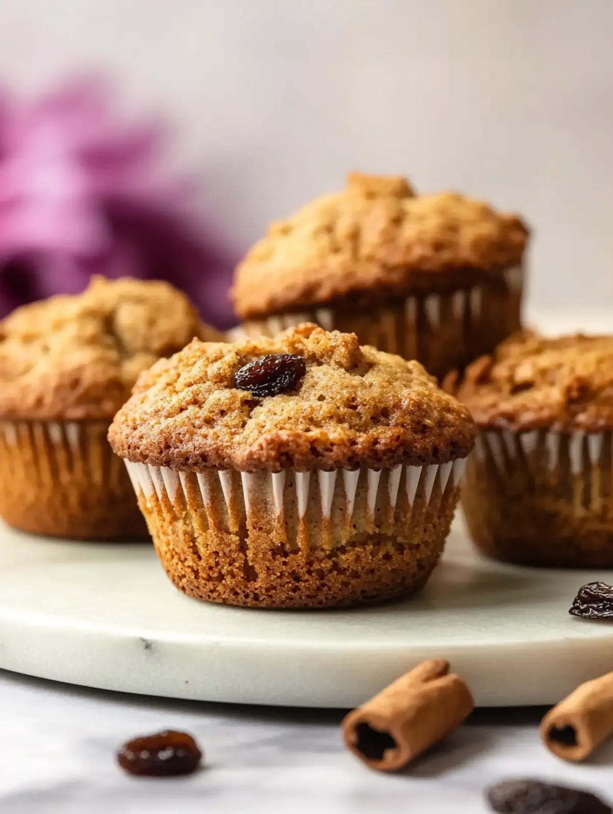 Secret to Perfectly Domed, Moist Cinnamon Raisin Muffins